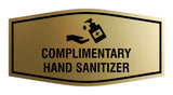 Fancy Complimentary Hand Sanitizer Sign