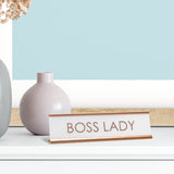 Boss Lady Novelty Desk Sign