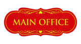 Designer Main Office Sign