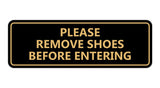 Signs ByLITA Standard Please Remove Shoes Before Entering Sign