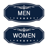 Victorian Men Women Sign Set
