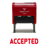 Accepted Self Inking Rubber Stamp