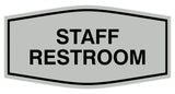 Signs ByLITA Fancy Staff Restroom Sign