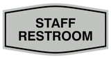 Signs ByLITA Fancy Staff Restroom Sign