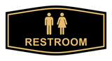 Signs ByLITA Fancy Unisex Restroom Sign