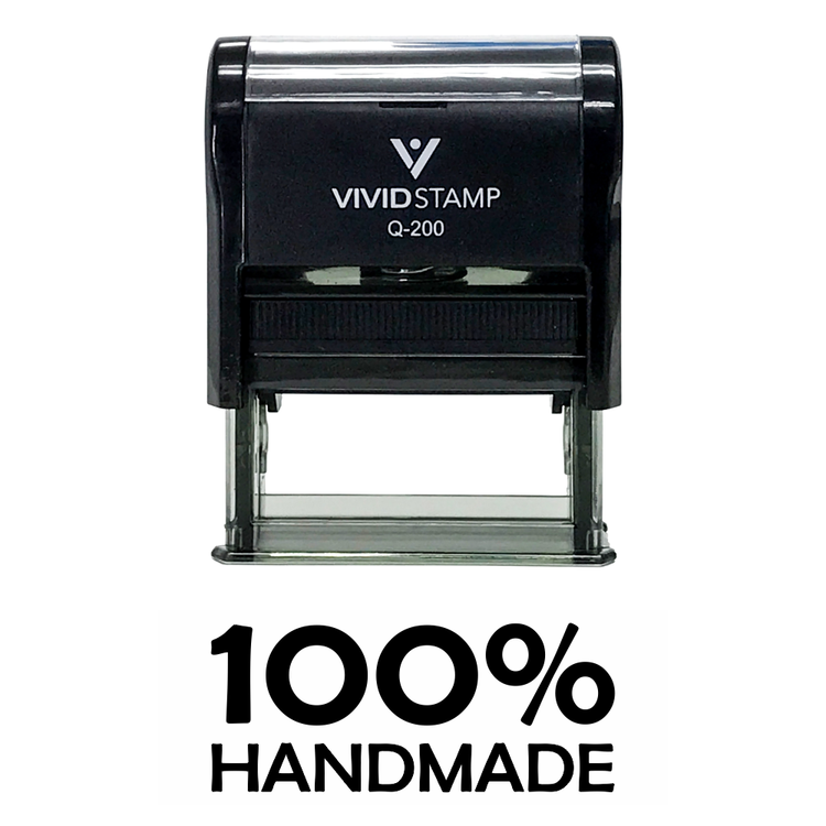 100% Handmade Self Inking Rubber Stamp