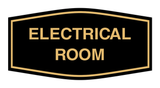 Fancy Electrical Room Sign