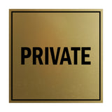 Signs ByLITA Square Private Sign