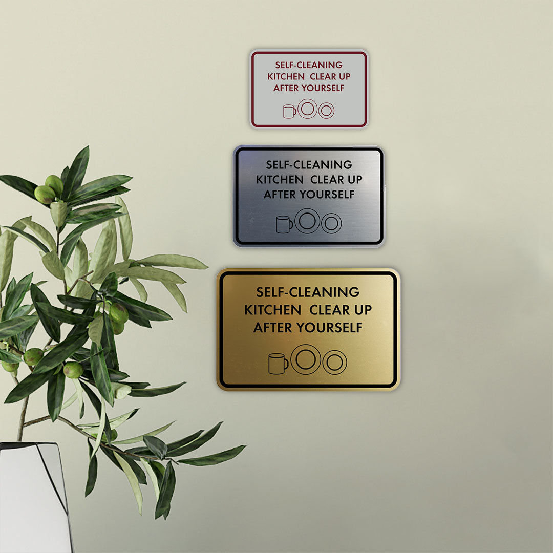 Clean House Sign Clean Kitchen Signs