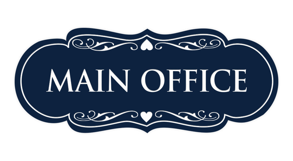 Designer Main Office Sign – Pacific Sign and Stamp