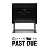 Second Notice Past Due Self Inking Rubber Stamp