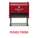 Please Finish Teacher Self Inking Rubber Stamp