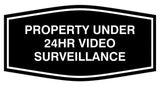 Fancy Property Under 24Hr Video Surveillance Sign