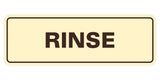 Signs ByLITA Standard Rinse Sign