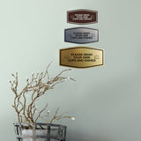 Fancy Please Wash Your Own Cups and Dishes Wall or Door Sign