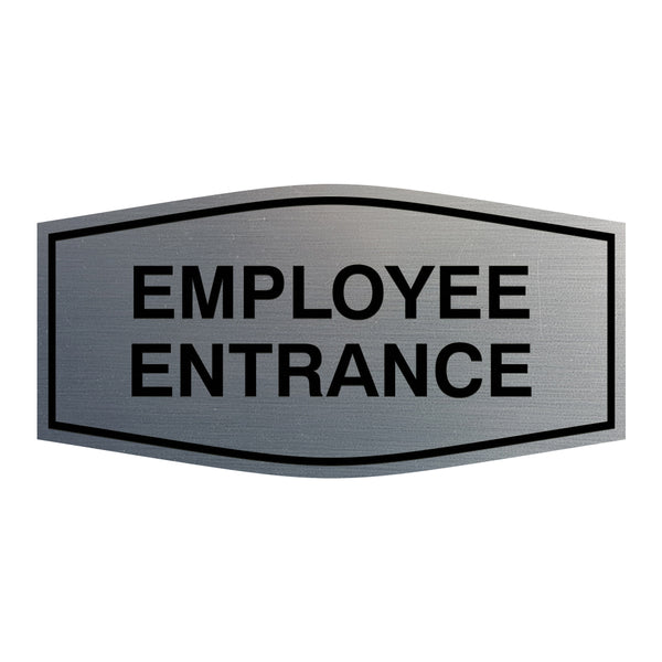 Fancy Add. Sign Fancy Employee Entrance Sign – Pacific Sign and Stamp