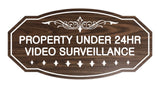 Victorian Property Under Surveillance Sign