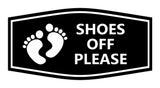 Signs ByLITA Fancy Shoes Off Please Remove Sign