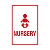 Portrait Round Nursery Sign