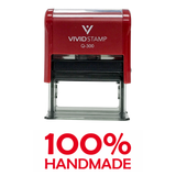 100% Handmade Self Inking Rubber Stamp