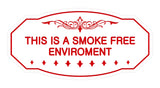 Victorian This Is A Smoke Free Environment Sign