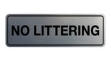 Signs ByLITA Standard No Littering Sign