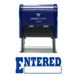 Entered Office Self-Inking Office Rubber Stamp