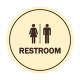 Signs ByLITA Circle All Gender Restroom Sign