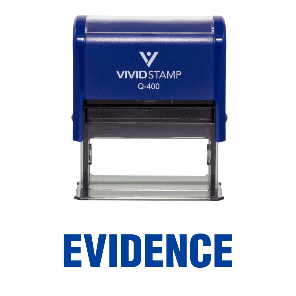 Evidence Self Inking Rubber Stamp