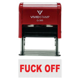 FUCK OFF Self-Inking Office Rubber Stamp