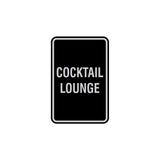 Portrait Round Cocktail Lounge Sign