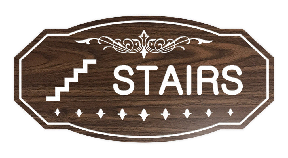 Victorian Stairs Sign