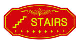 Victorian Stairs Sign