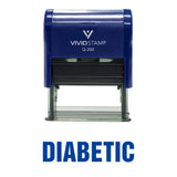 Diabetic Self Inking Rubber Stamp