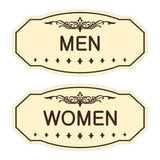 Victorian Men Women Sign Set