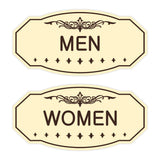 Victorian Men Women Sign Set