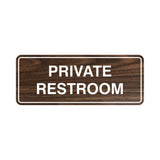 Signs ByLITA Standard Private Restroom Sign