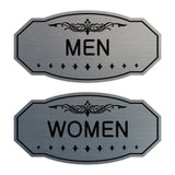 Victorian Men Women Sign Set