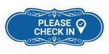 Designer Please Check In Wall or Door Sign