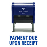 PAYMENT DUE UPON RECEIPT Self Inking Rubber Stamp