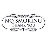 Designer NO SMOKING Thank You Sign