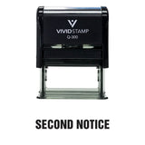 Second Notice Self Inking Rubber Stamp