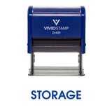 Storage Self Inking Rubber Stamp