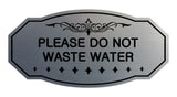 Victorian Please Do Not Waste Water Sign