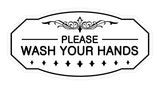 Victorian Please Wash Your Hands Sign