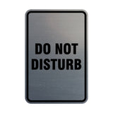 Portrait Round Do Not Disturb Sign