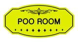 Victorian Poo Room Sign