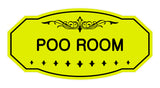 Victorian Poo Room Sign