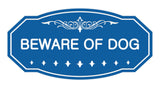 Victorian Beware Of Dog Sign