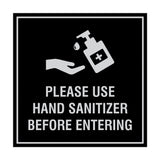 Square Please Use Hand Sanitizer Before Entering Sign